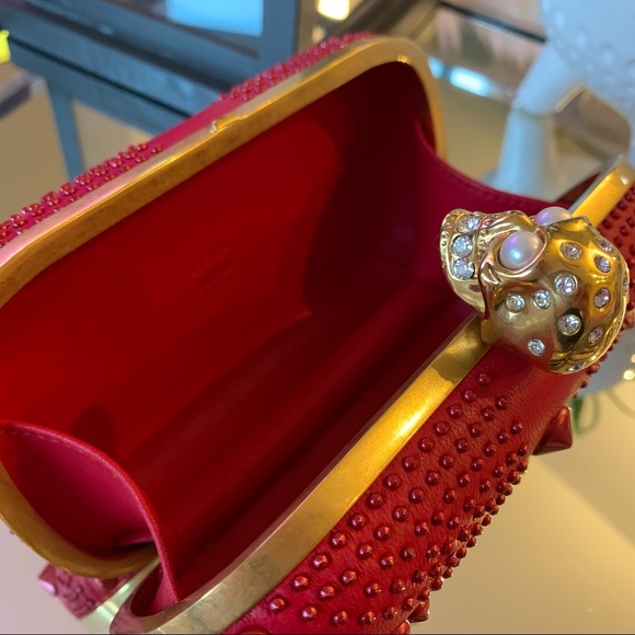 Alexander McQueen
Spike Red Leather Clutch - Picture 8 of 8